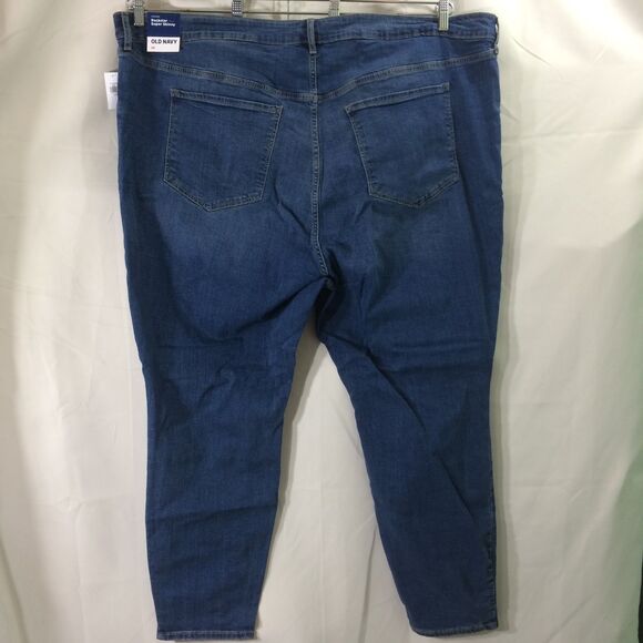 NEW Old Navy Rockstar Super Skinny Jeans Size 30 NWT High Rise Distressed Denim - Picture 5 of 6